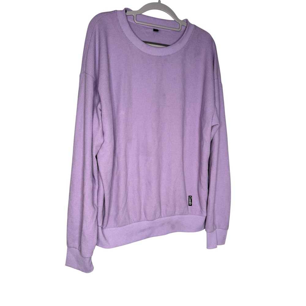 Comfrt lilac purple pullover sweater